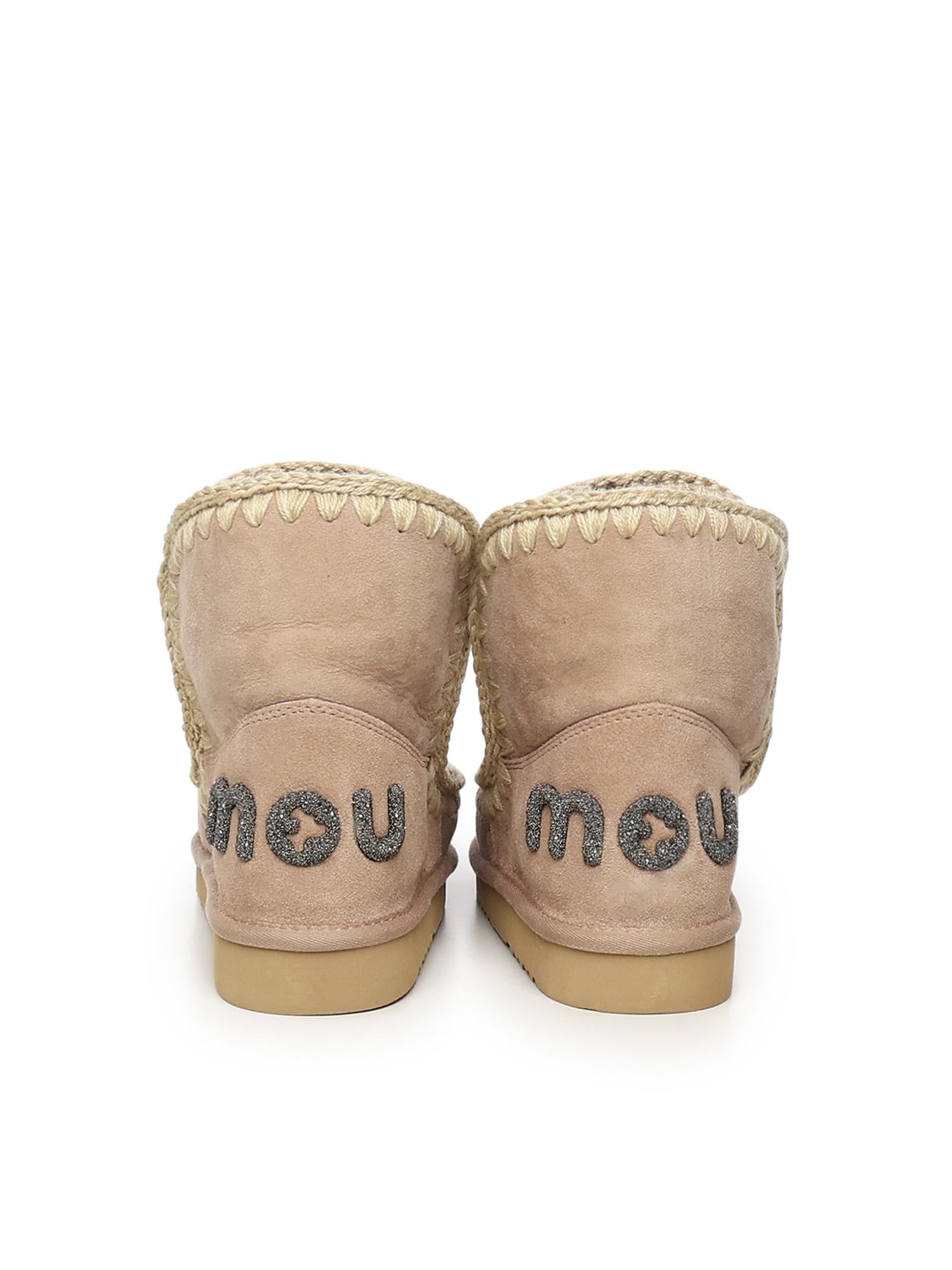 Stivali Eskimo 18 glitter logo<BR/> MUFW101050A CAM MOU 