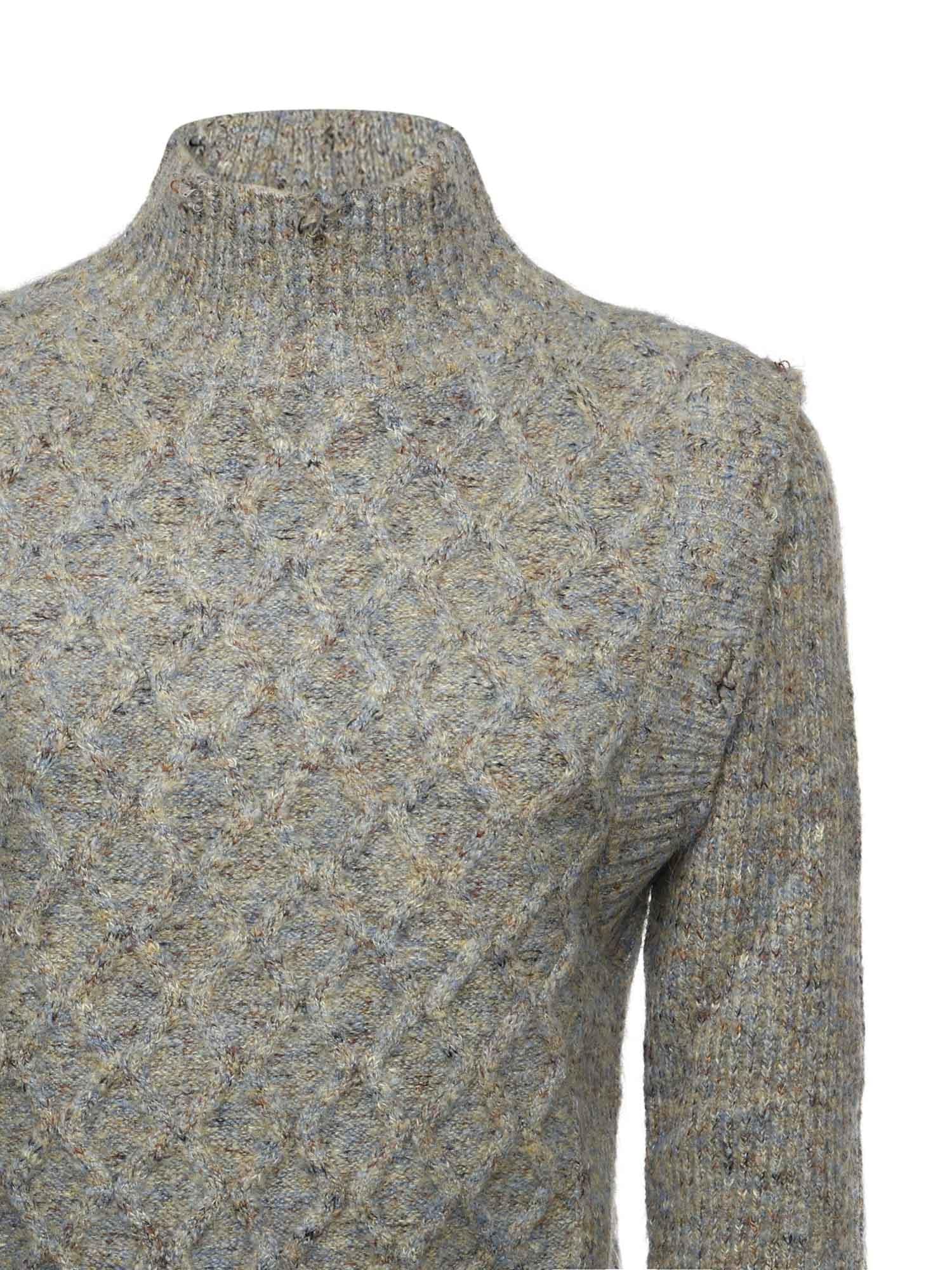 Dolcevita in maglia a trecce<BR/> 105968 A2YBVGC PINKO 