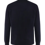 Felpa con zip in lana<BR/> 14803 57133598 GALIANO 