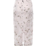 Gonna longuette con paillettes 115362 3077 ROTATE 