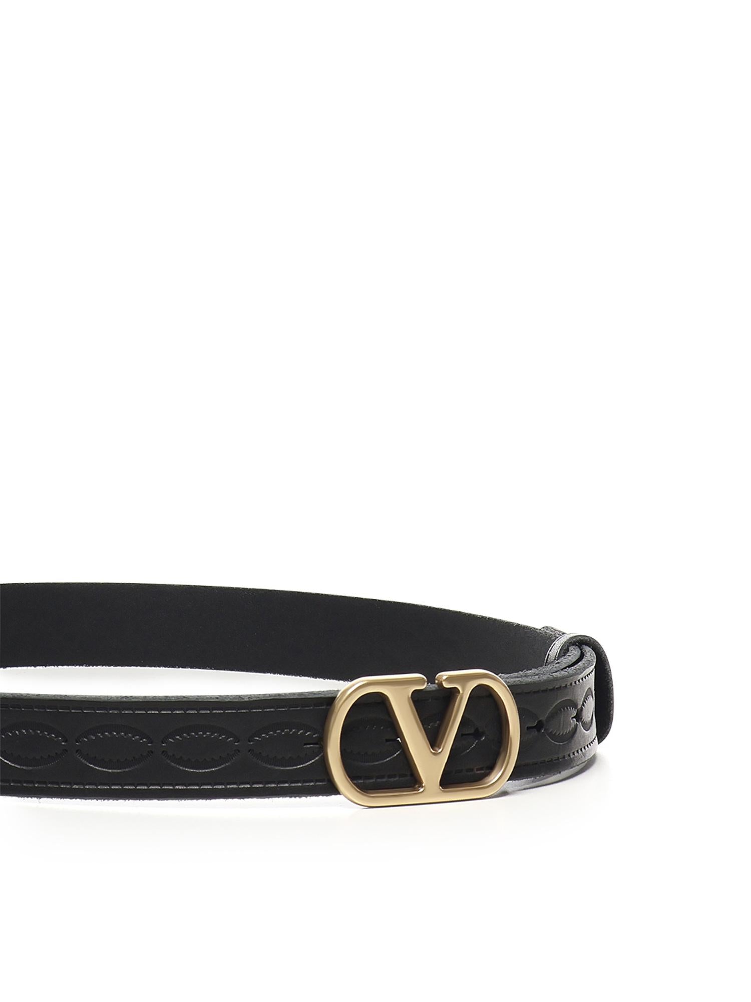Cintura Vlogo Singature in pelle 7Y2T0SM3 ZIM0NO VALENTINO GARAVANI 