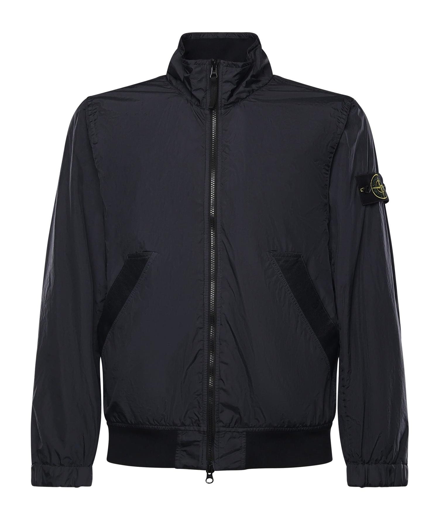 Giacca antigoccia in reps di nylon con logo L1S154100111 S0A23V0020 STONE ISLAND 