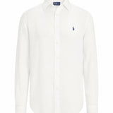 Camicia in lino con logo 211970730 518 POLO RALPH LAUREN 