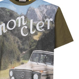 T-shirt con stampa frontale K14018C00003 89AB9816 MONCLER GENIUS 