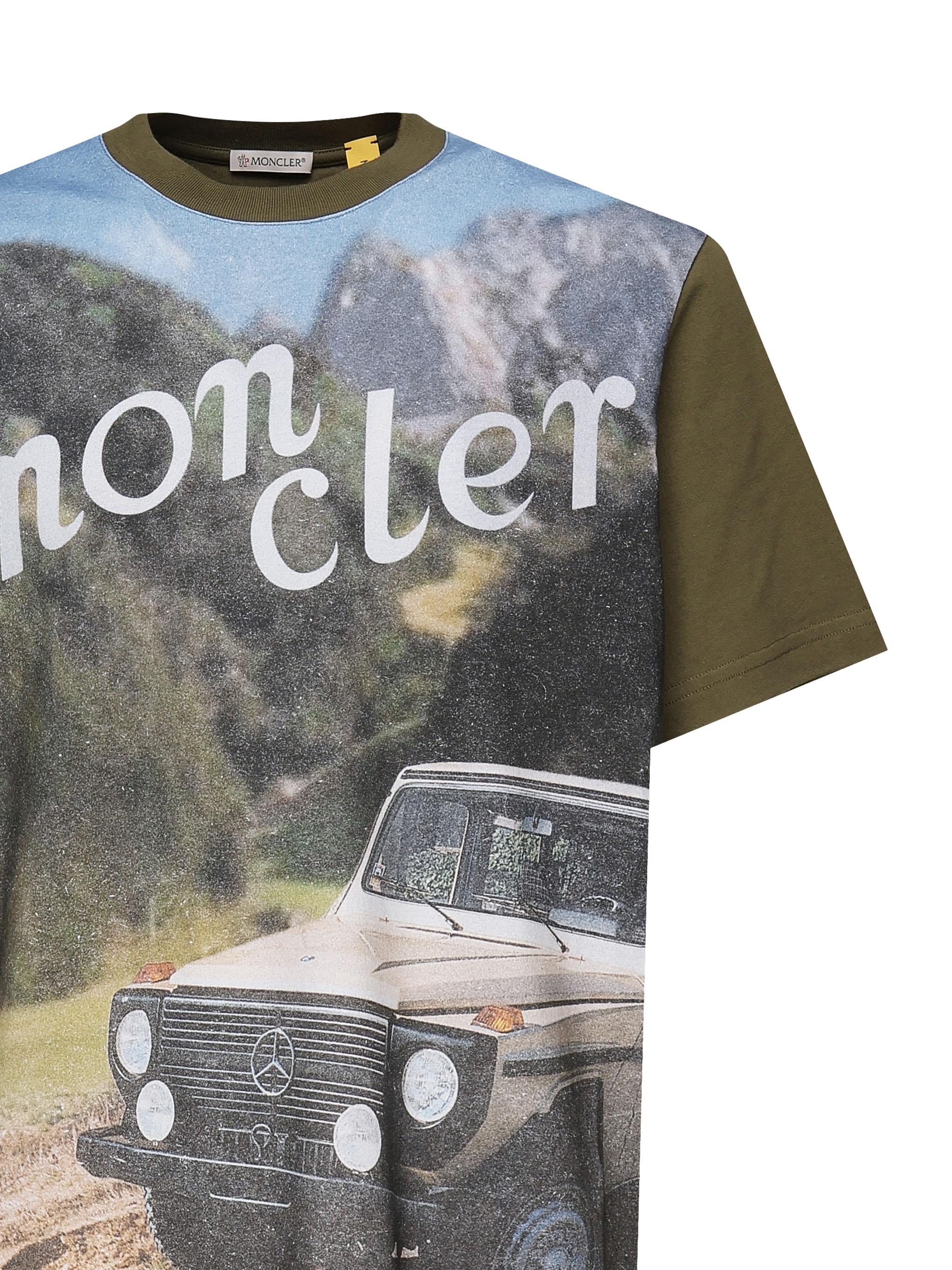 T-shirt con stampa frontale K14018C00003 89AB9816 MONCLER GENIUS 