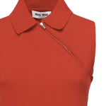 Polo smanicata in cashmere MML00D 18A9F0011 MIU MIU 
