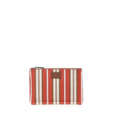 Pochette piatta a righe signature media 7N0159 AUGXF1SCQ FENDI 