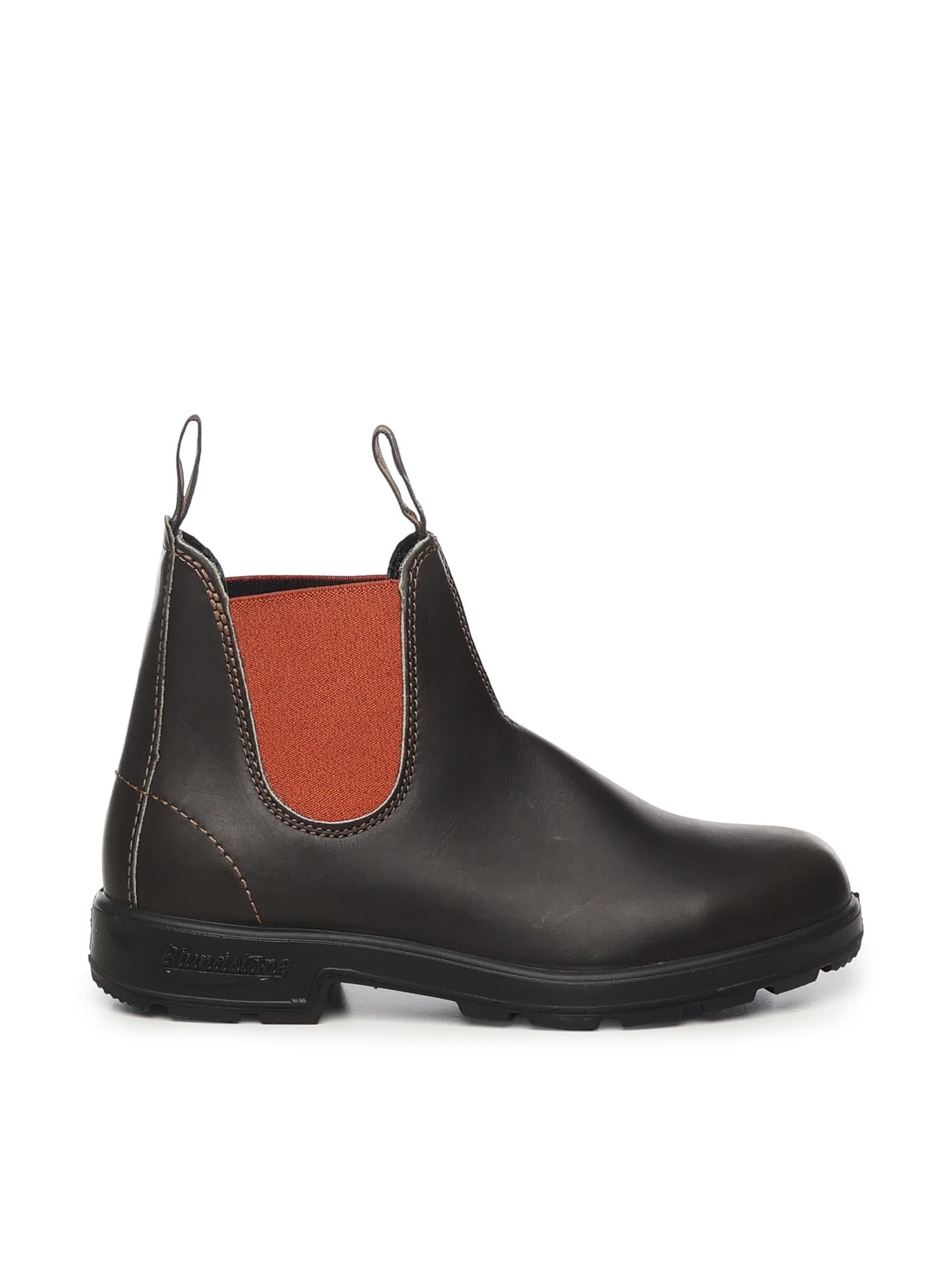 Chelsea boots in pelle 1918 BROWN & TERRACOTTA BLUNDSTONE 