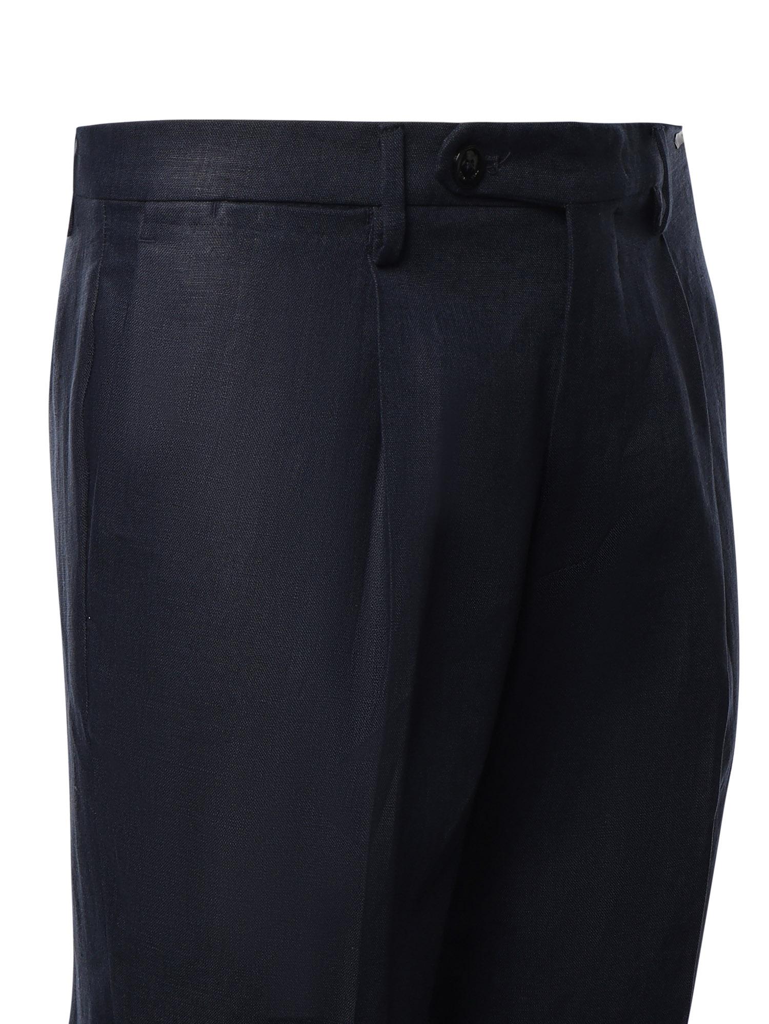 Pantalone Tk America in lino MCFRK3259S26 016 MICHAEL COAL 