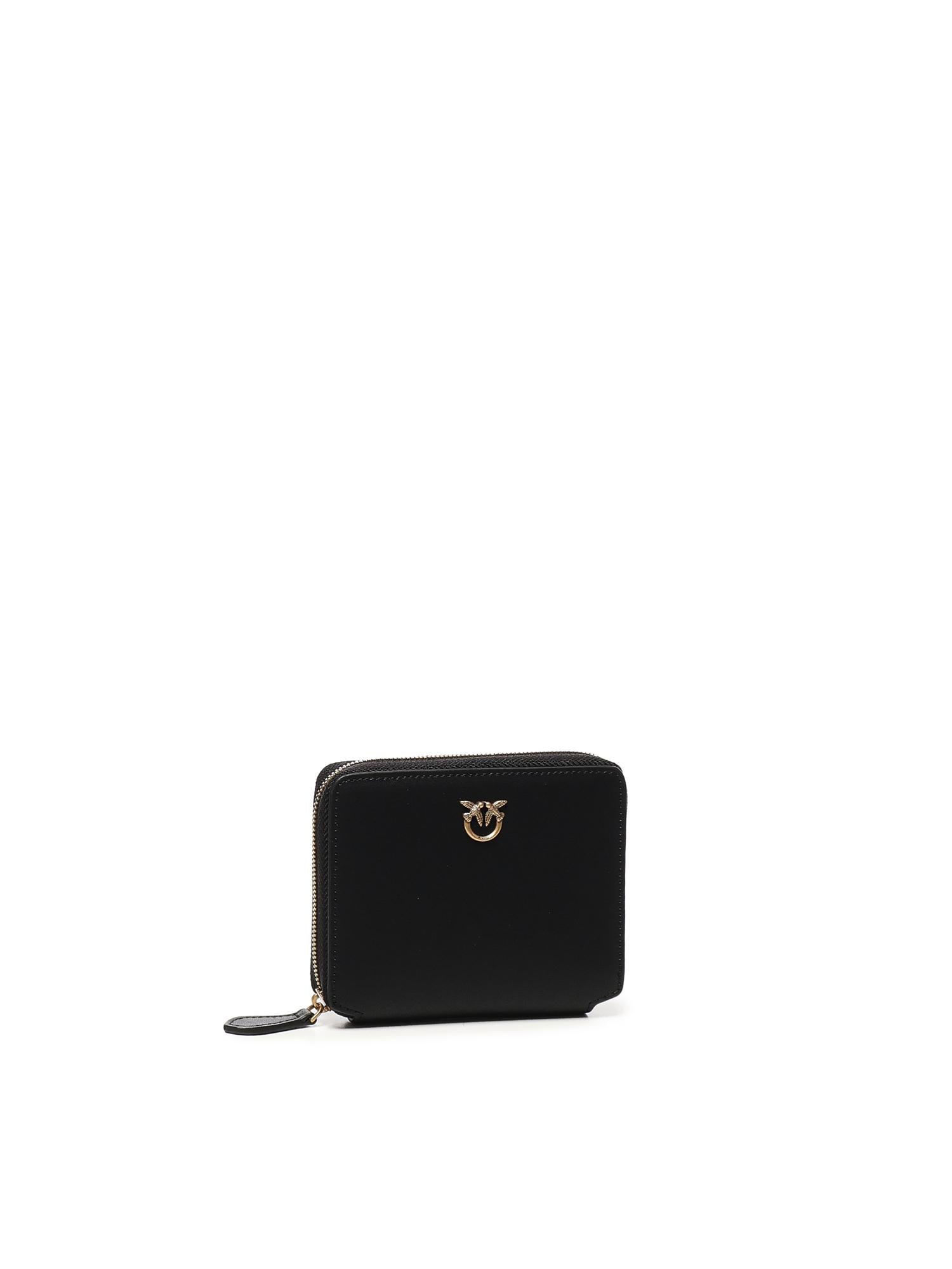 Portafoglio quadrato zip-around 100249 A0F1Z99Q PINKO 
