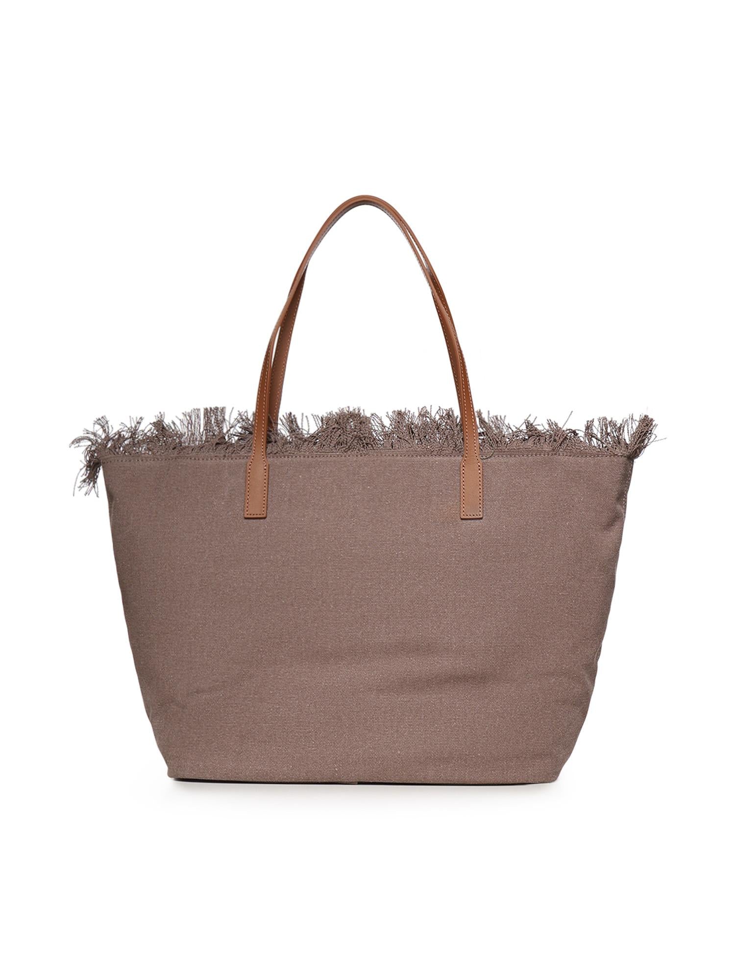 Borsa City in canvas CBF0001 01742L MC2 SAINT BARTH 
