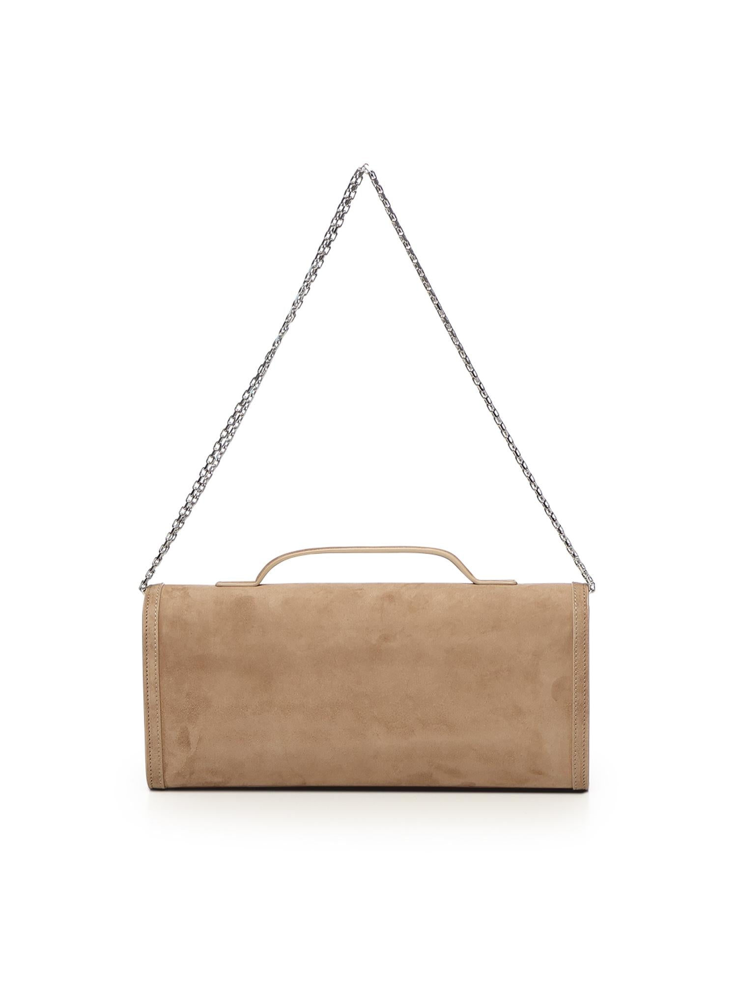 Clutch Belle Vivier in suede RBWAORC0200UMG S812 ROGER VIVIER 