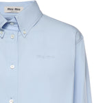Camicia in popeline MK1693 19SEF0013 MIU MIU 