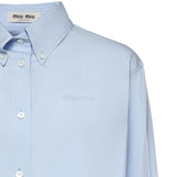 Camicia in popeline MK1693 19SEF0013 MIU MIU 