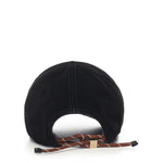 Cappello da baseball in velluto 5HC369 2CUAF034S MIU MIU 
