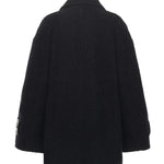 Cappotto caban doppiopetto in bouclé 105559 A2SHG02 PINKO 