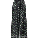 Pantaloni in twill stampa Roselline e mughetti FTDKTT IS13GHX6CB DOLCE & GABBANA 