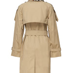 Trench corto con collo Check<BR/> 8094940 B8626 BURBERRY 