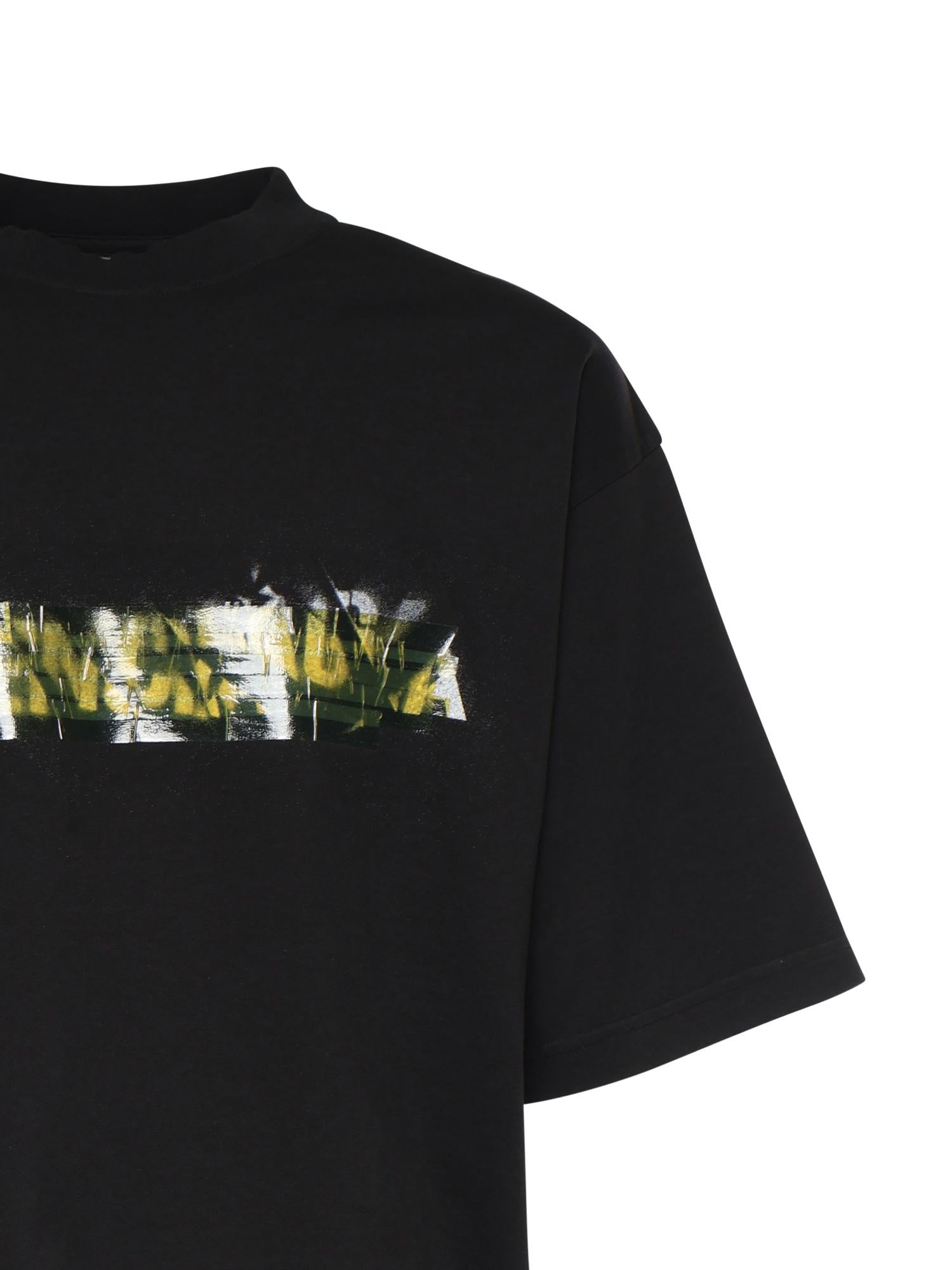 T-shirt Messy Spray in jersey dry 764235 TUVI61000 BALENCIAGA 