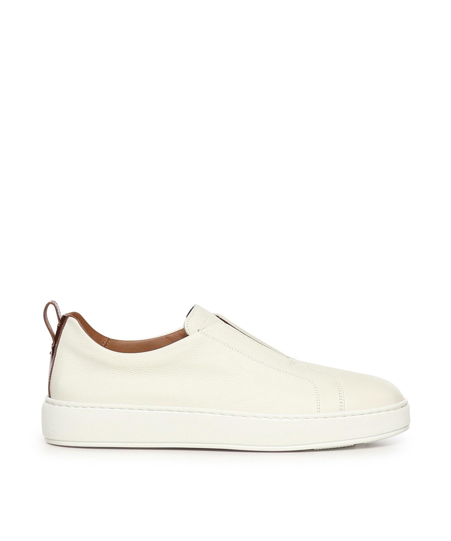 Sneaker slip-on in pelle bottolata MBCD21995BART LLDI50 SANTONI 