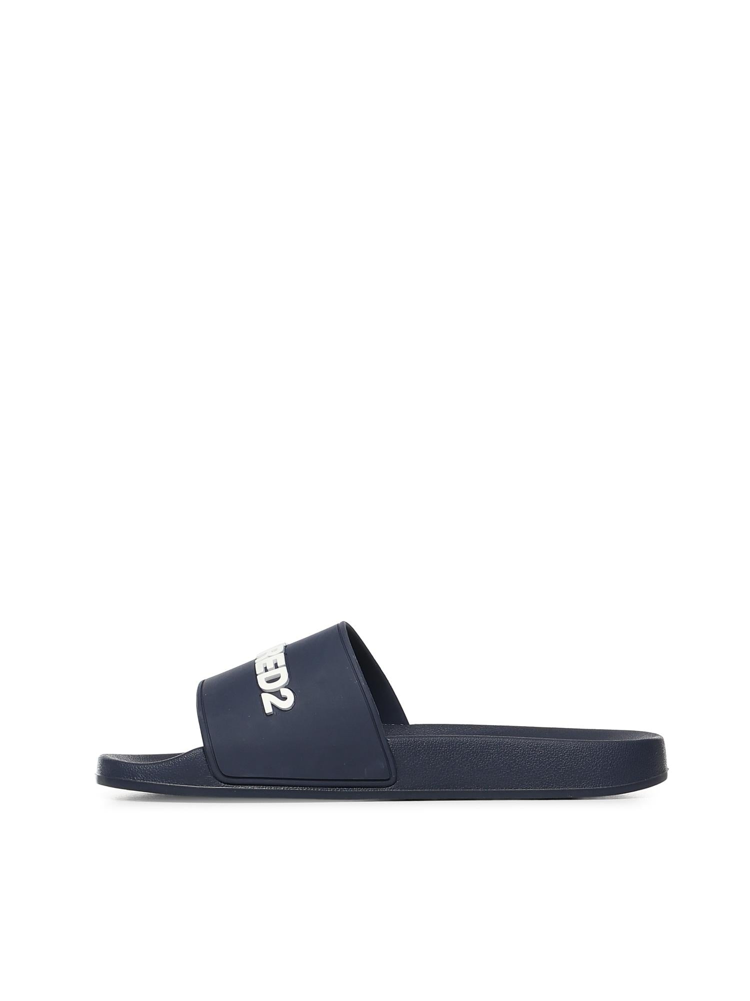 Slides con logo FSM0085 3085 DSQUARED2 
