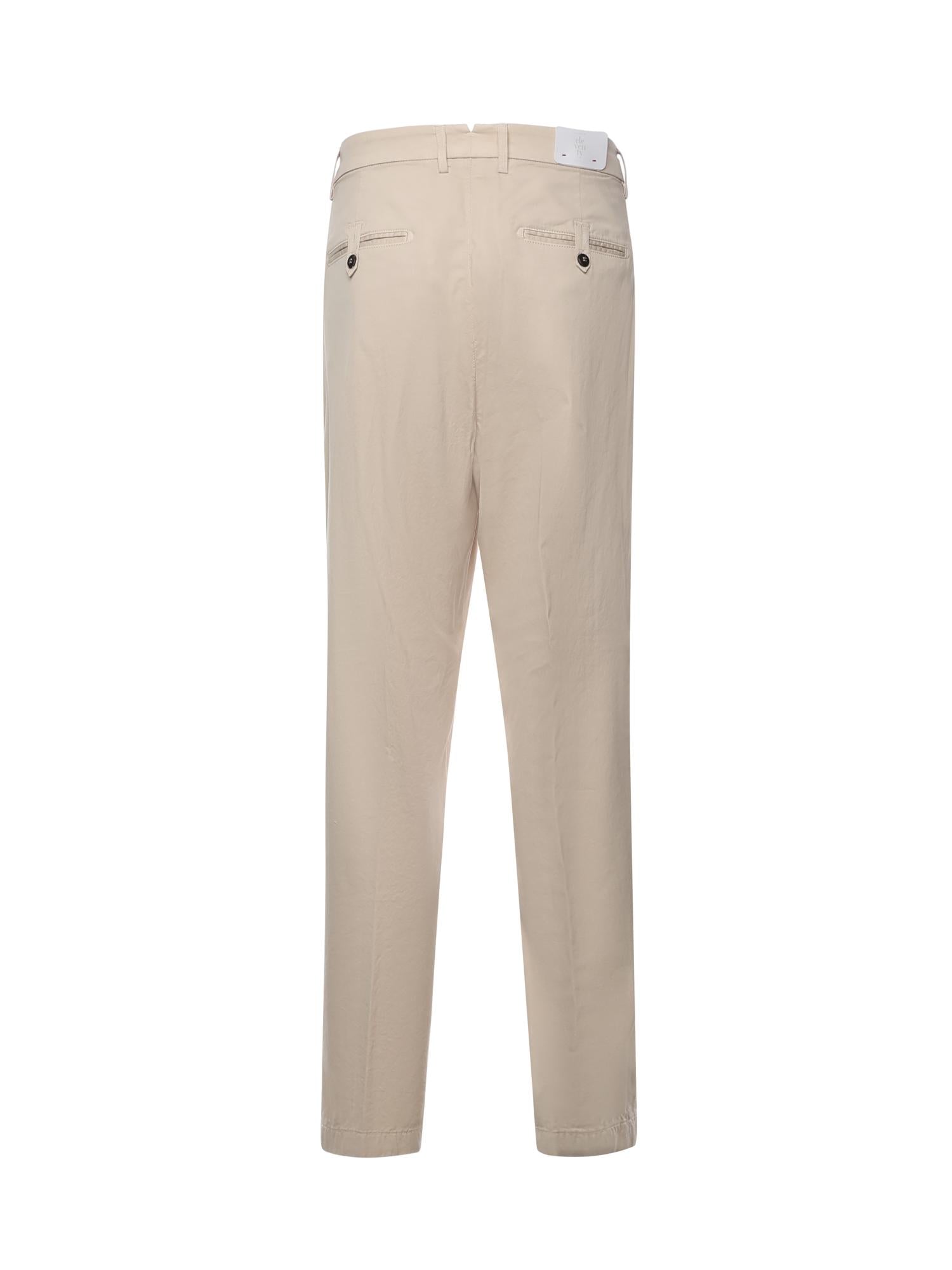 Pantaloni in misto cotone M75PANJ05TET0K004 02N ELEVENTY 