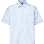 Camicia check in cotone SH002002 BLU BONSAI 