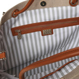 Borsa Exclusive con logo 73BS9QM01 EXCLUSIVENATURALE/CUOIO V° 73 