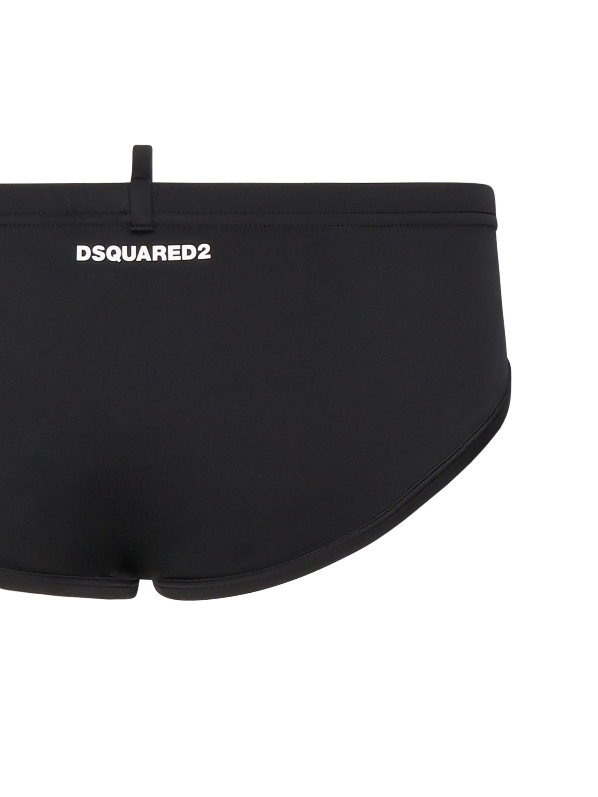 Costume da bagno con logo D7B396010 001 DSQUARED2 