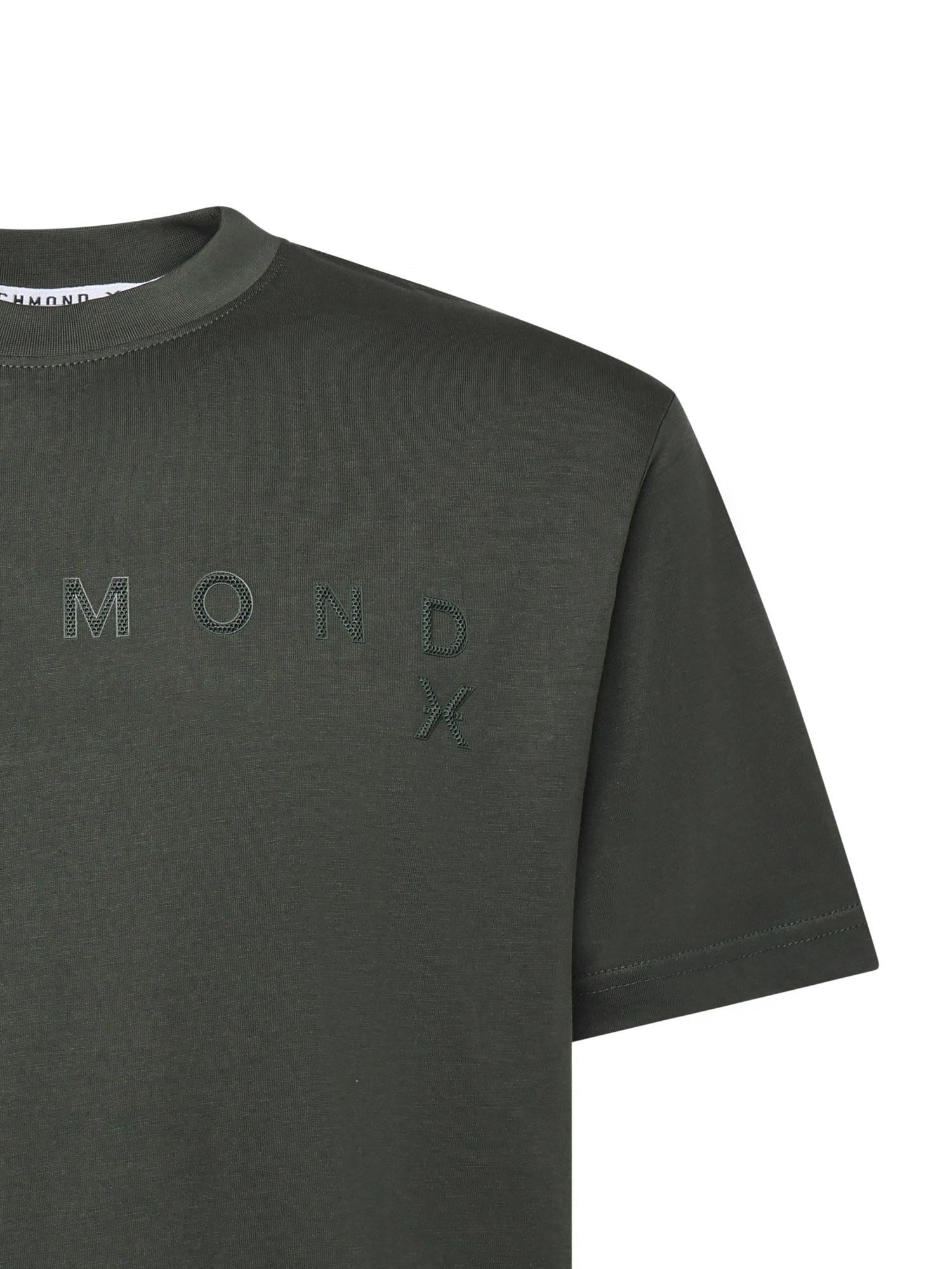 T-shirt Patum in cotone<BR/> UMA25046TS DEEP FOREST RICHMOND X 