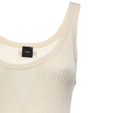 Top a costine con logo 106323 A343C14 PINKO 