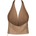Gilet cropped con schiena scoperta 104932 A2EEL31 PINKO 