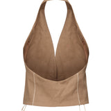 Gilet cropped con schiena scoperta 104932 A2EEL31 PINKO 