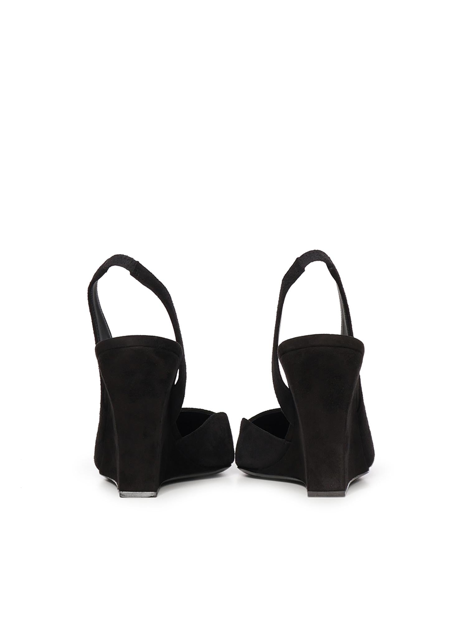 Slingback Wave in suede AA3G3002I117 999 ALAIA 