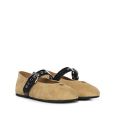 Ballerine in pelle scamosciata 5F625E 008F0151 MIU MIU 