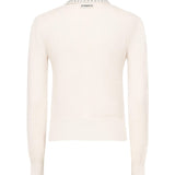 Maglia con colletto e strass<BR/><BR/> 105530 A2S4I23 PINKO 