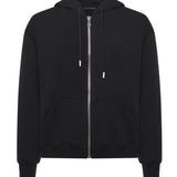 Felpa Hugel con zip HUGEL NERO GIULIANO GALIANO 