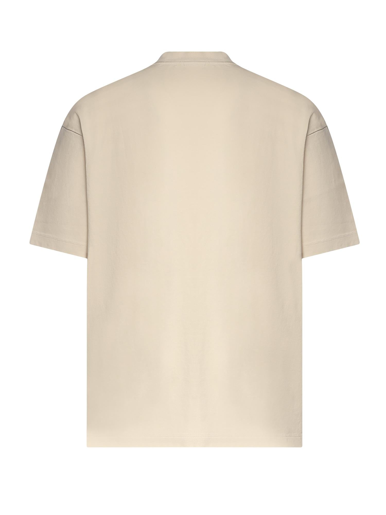 T-shirt Slogan Classique in cotone KTS202CO002 SD Drôle de Monsieur 