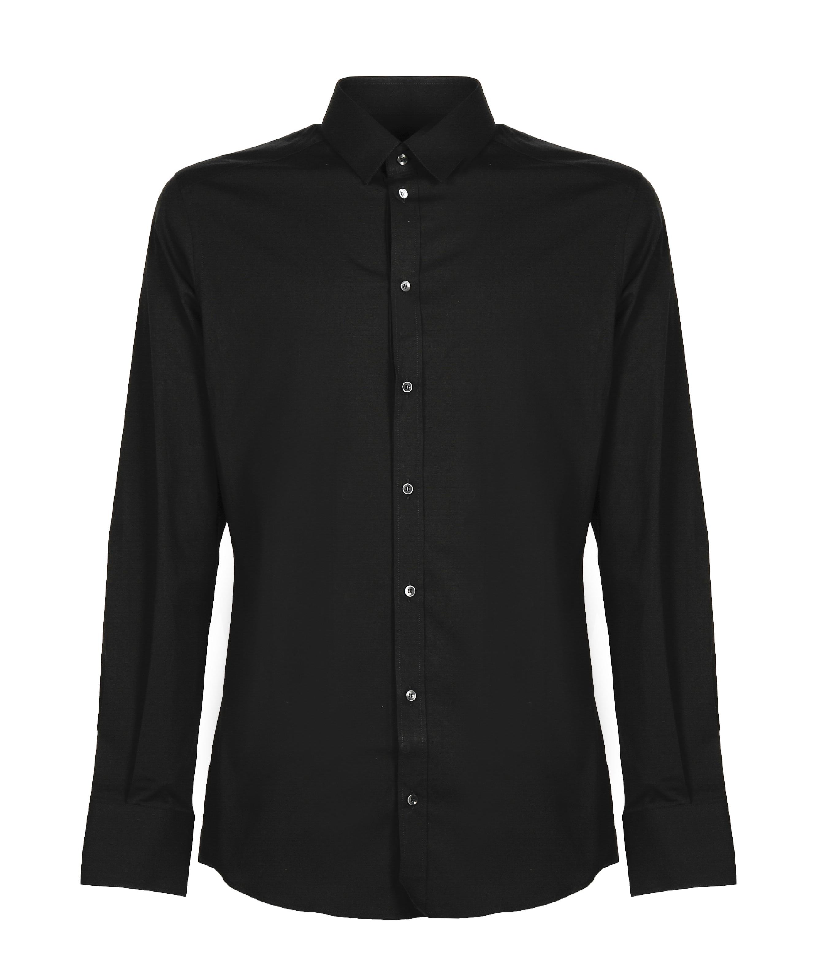 Camicia in popeline di cotone stretch G5EJ0T FUEEEN0000 DOLCE & GABBANA 