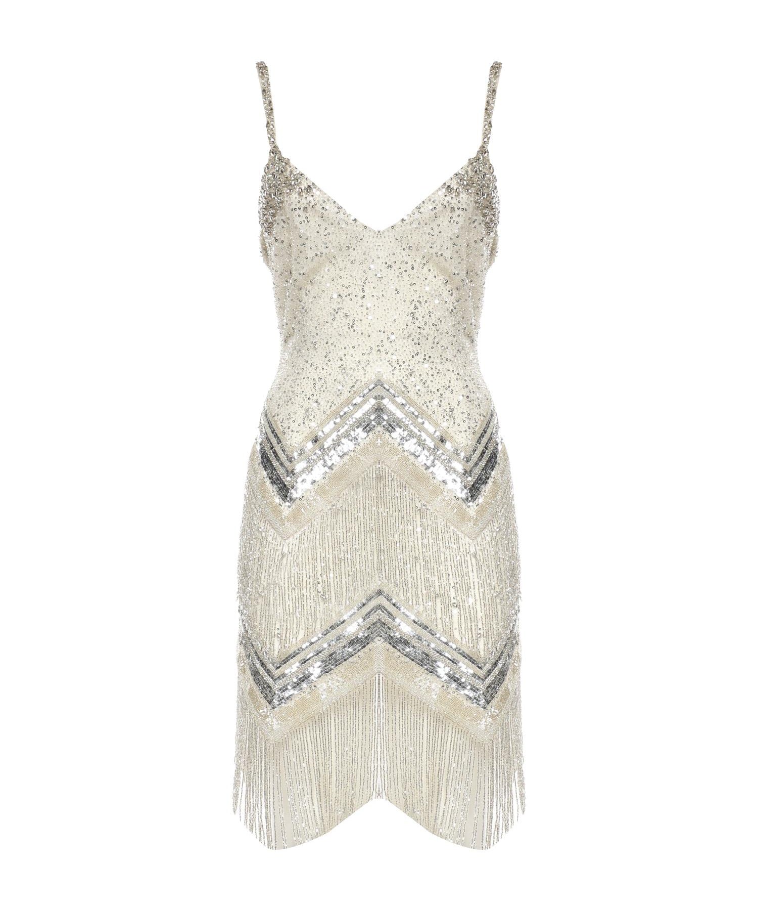 Miniabito Nora con paillettes e cristalli GLSS26DR12  GALIA LAHAV 