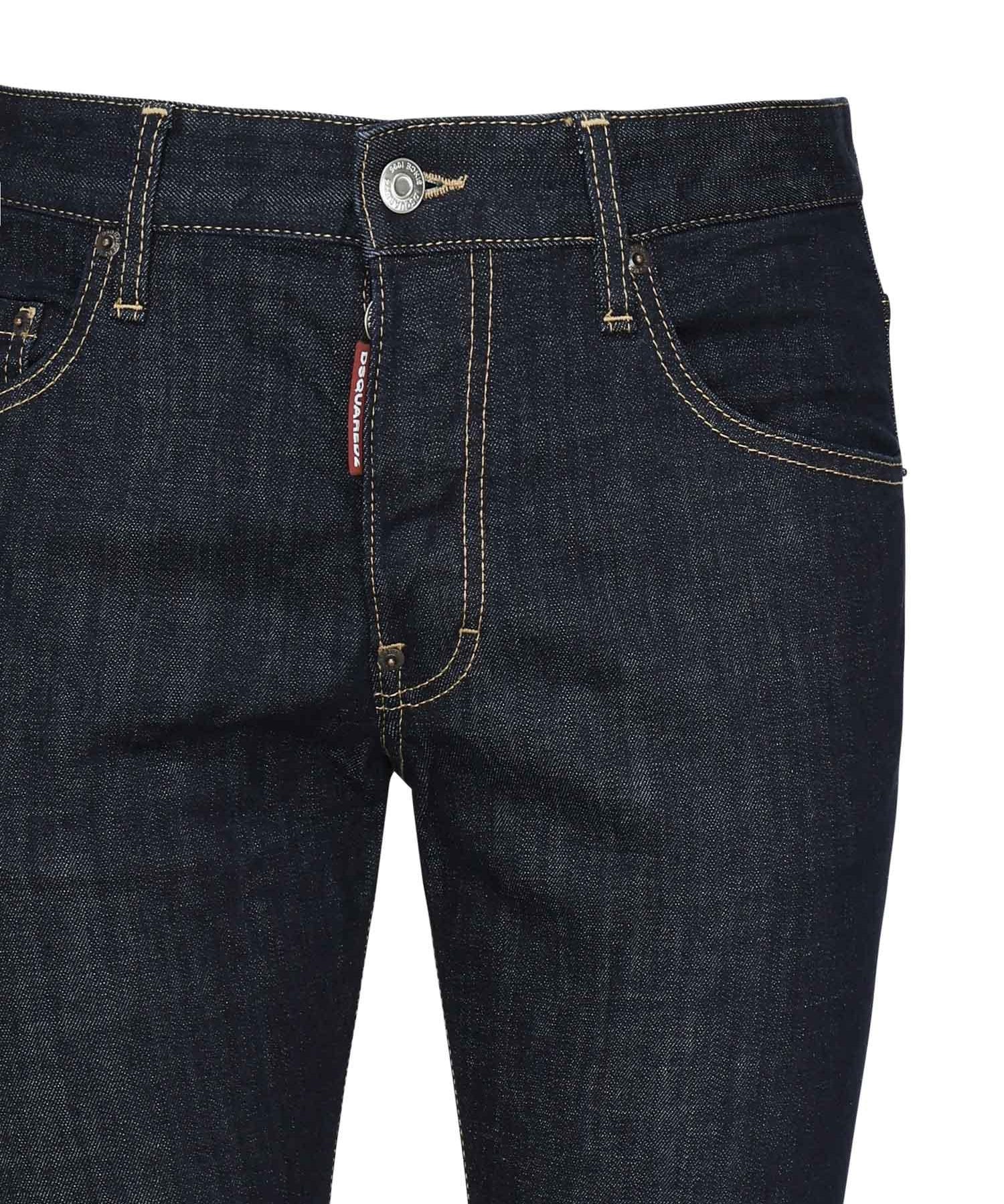 Jeans Skater in denim di cotone S74LB1425 S30664470 DSQUARED2 