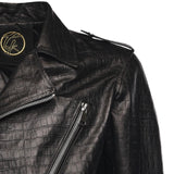 Giubbotto Push in pelle PUSH IT CROCNERO GIULIANO GALIANO 