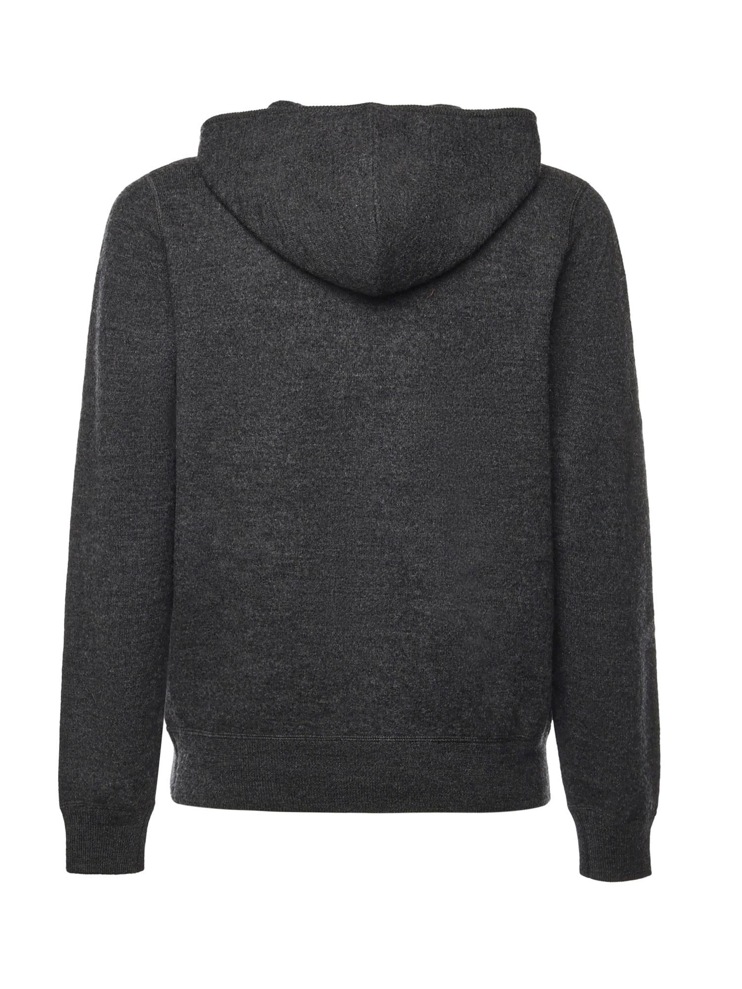 Felpa in lana con logo JAK0002 00075I MC2 SAINT BARTH 