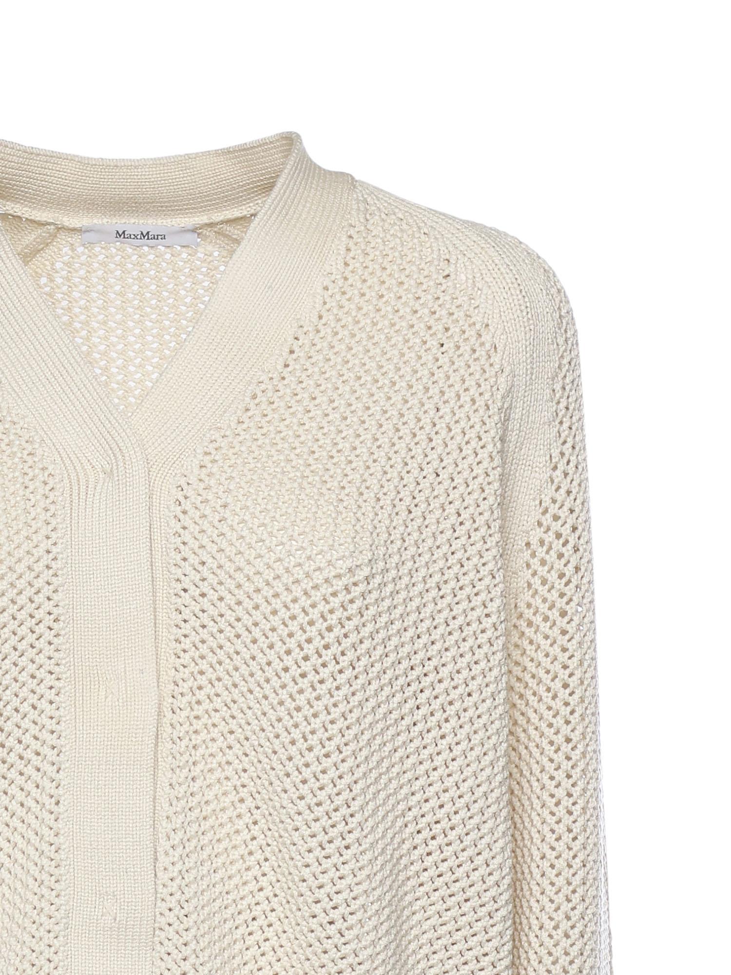 Cardigan in misto seta 2611341058600 001 MAX MARA 