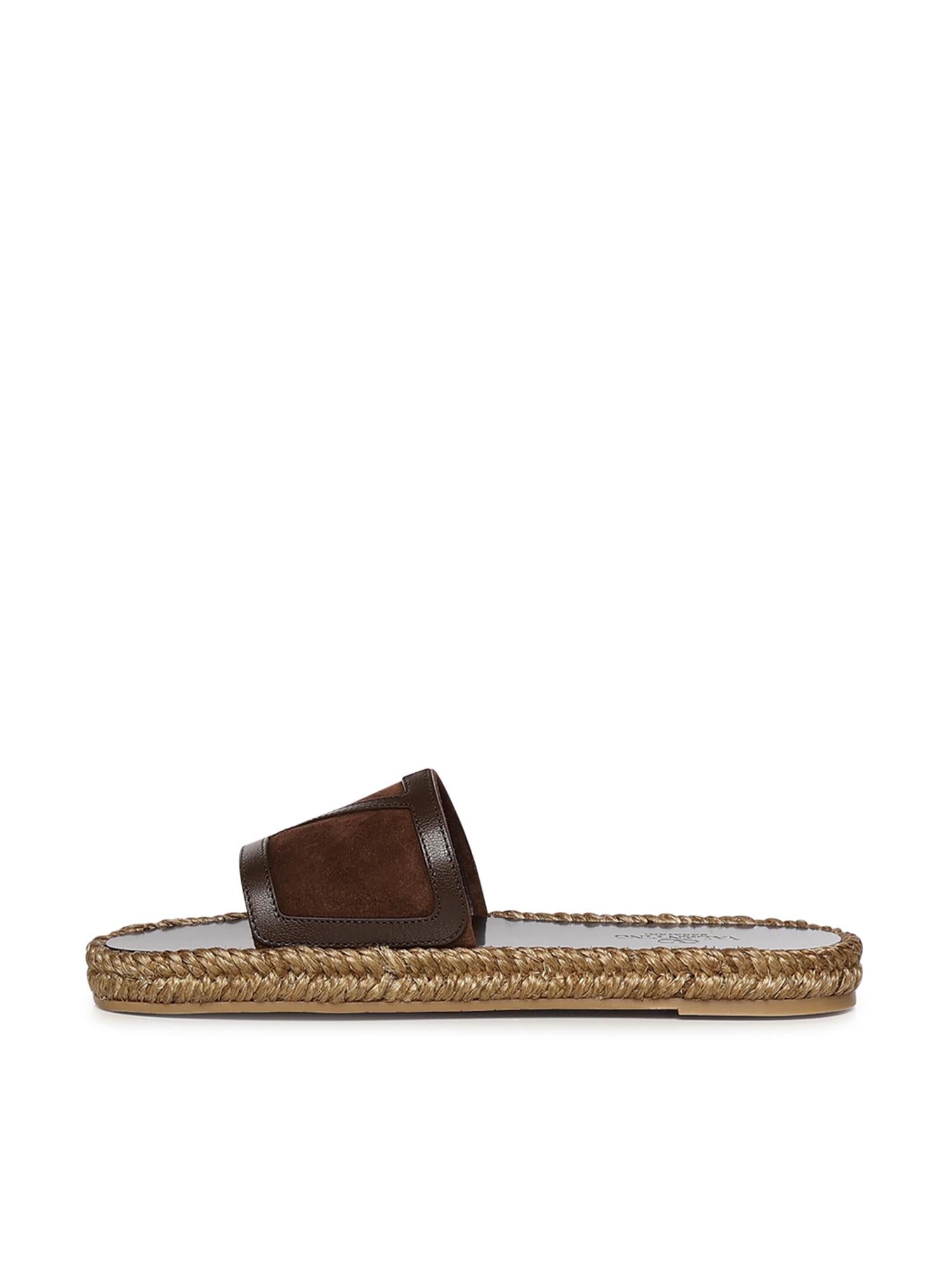 Sandalo slide in suede 8Y2S0M52 GNY7N9 VALENTINO GARAVANI 