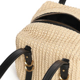 Borsa a tracolla Cubic Bag in rafia 106465 A391C24Q PINKO 