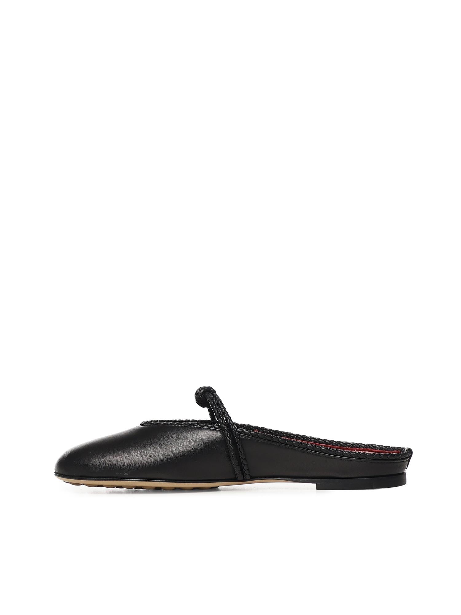Mules Rosa in pelle 855863 VBSD01000 BOTTEGA VENETA 