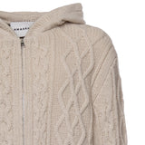 Cardigan in misto lana<BR/> B9F0062 06M AMARANTO 