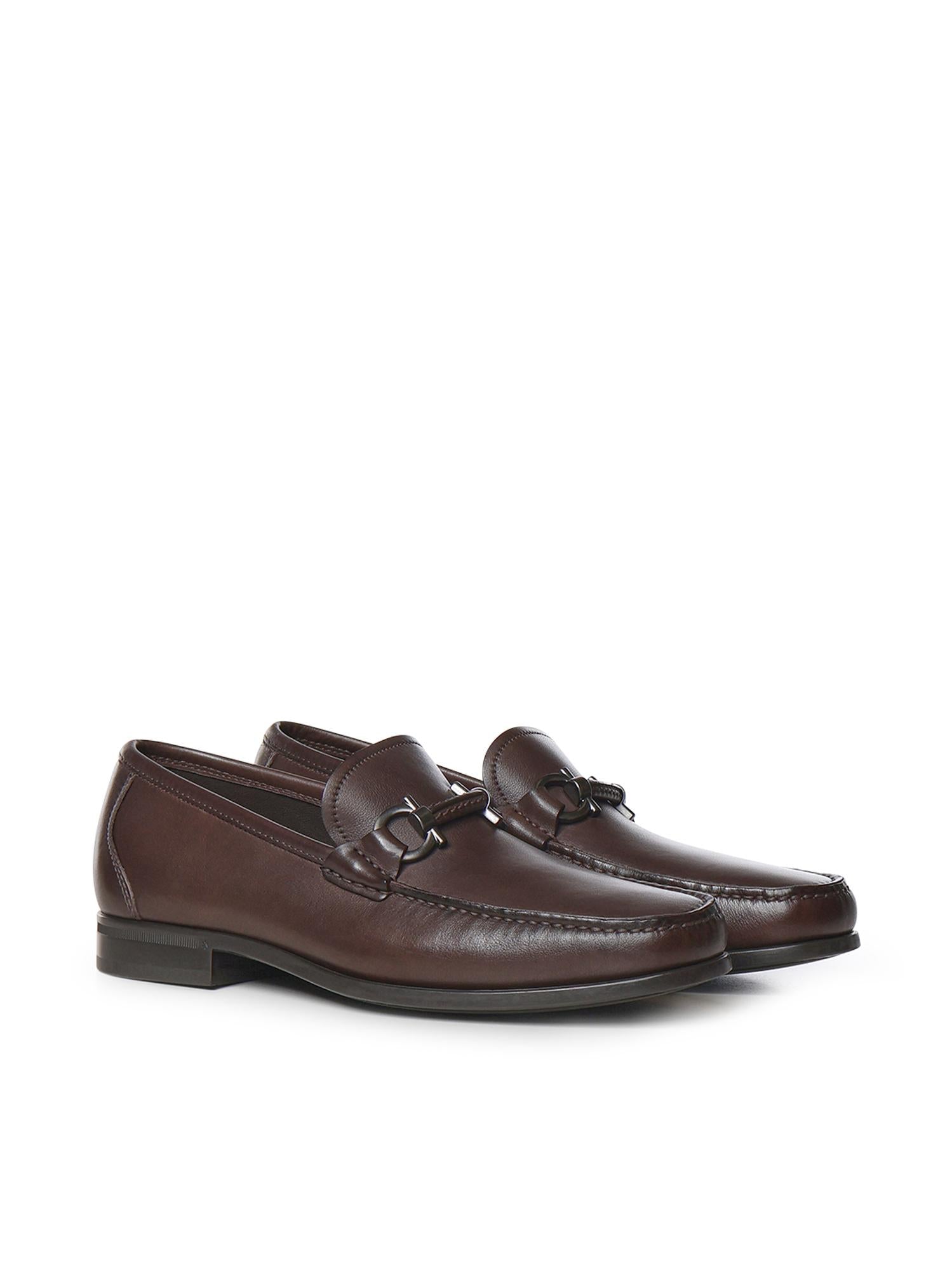 Mocassino Gancini in pelle 02A783 793319002 FERRAGAMO 