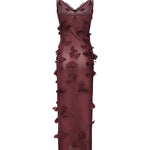 Abito Butterflies Techno con ricamo COPML166Y3015 RED COPERNI 